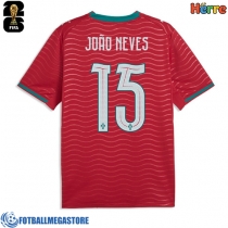 Fotballdrakt Herre Portugal Joao Neves #15 Hjemmedrakt VM 2026 Kortermet